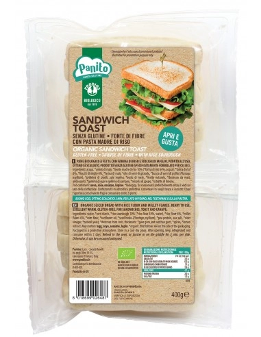 Sandwich Toast Panito Probios senza glutine