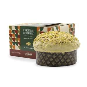 Panettone al pistacchio senza glutine natisani